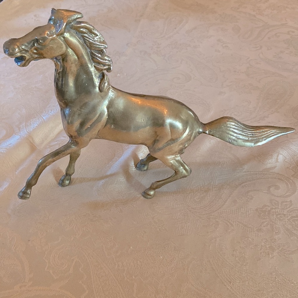 Vintage Brass Horse